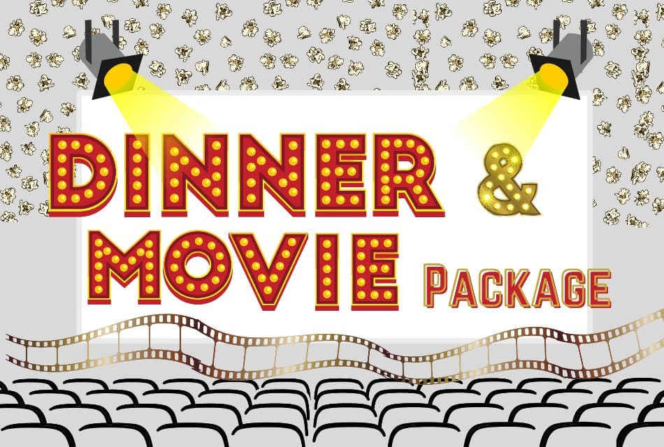 Information about a Dinner & Movie package